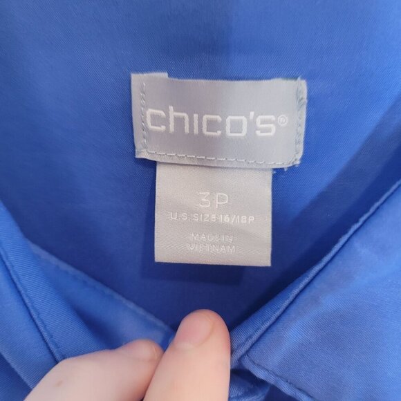 Chico's Button Up Womens 3P (16/18P) - Picture 7 of 9